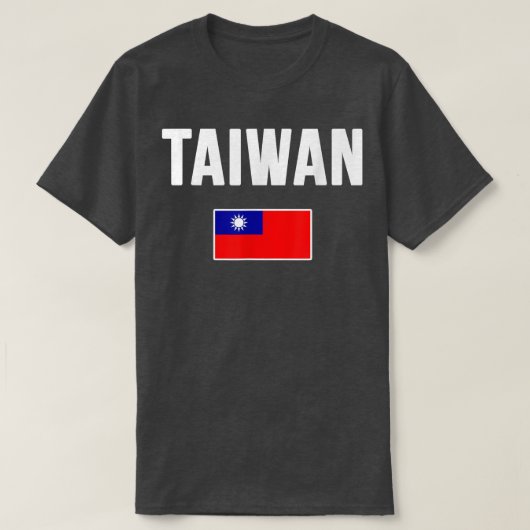 Taiwan Flag Taiwanese T-shirt (Design voorkant)