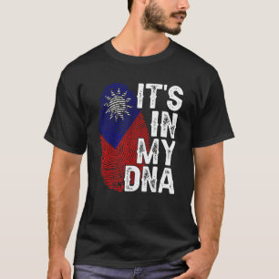  Taiwan Het zit in mijn DNA Proud Taiwanese Wome T-shirt