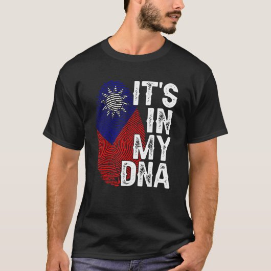 Taiwan Het zit in mijn DNA Proud Taiwanese Wome T-shirt (Voorkant)