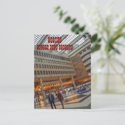 Taiwan hoofdstation briefkaart (Staand voorkant)