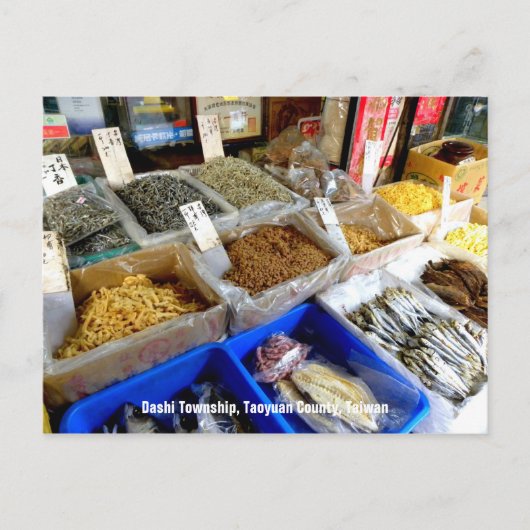 Taiwan Impressie/ supermarkt Briefkaart (Voorkant)