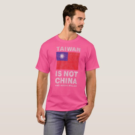 Taiwan is niet China Anti Xi Jinping Chinese Commu T-shirt (Voorkant volledig)