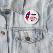 Taiwan IS NIET China Ronde Button 5,7 Cm (In situ)