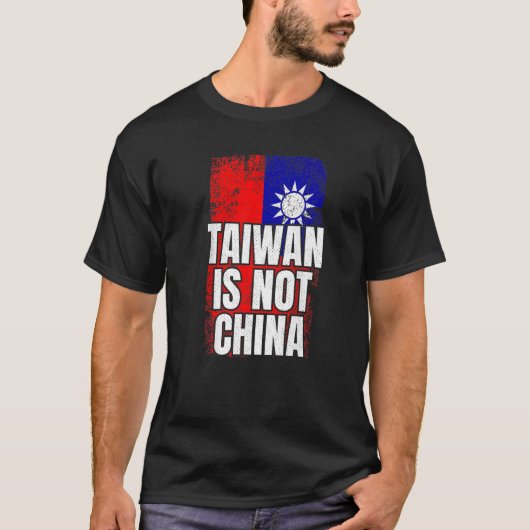 Taiwan is niet China T-shirt (Voorkant)