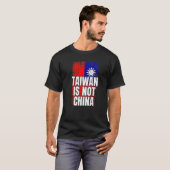 Taiwan is niet China T-shirt (Voorkant volledig)