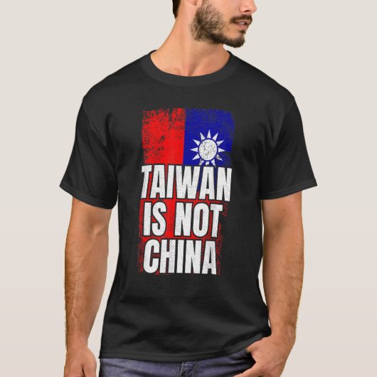 Taiwan is niet China T-shirt (Voorkant)