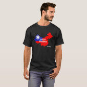 Taiwan is niet China West Taiwan T-shirt (Voorkant volledig)