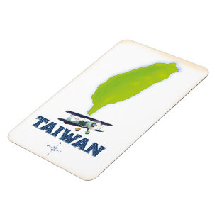 Taiwan Kaart Magneet