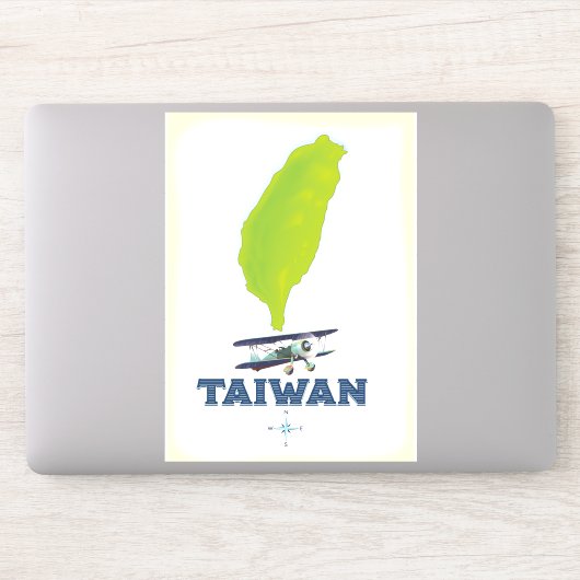 Taiwan-kaart Sticker (Computer)