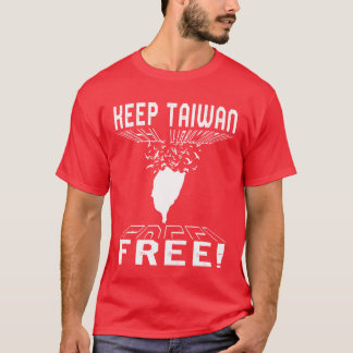 Taiwan Keepaiwan Gratis vliegende vogel zie vriend T-shirt