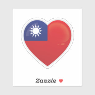 Taiwan Liefde Icon Sticker