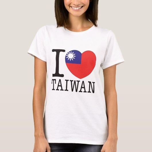 Taiwan Love v2 T-shirt (Voorkant)