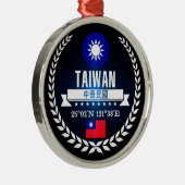 Taiwan Metalen Ornament (Rechts)