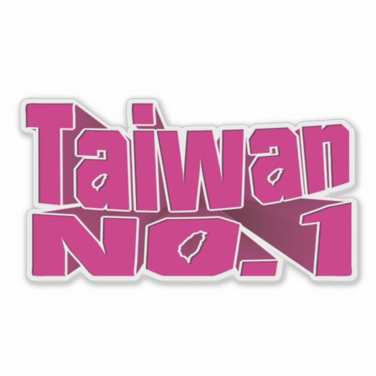Taiwan no.1_Team Taiwan Sticker (Voorkant)