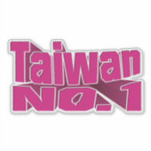 Taiwan nr.1_Team Taiwan Sticker (Voorkant)