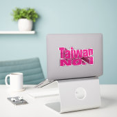 Taiwan nr.1_Team Taiwan Sticker (Laptop op bureau)