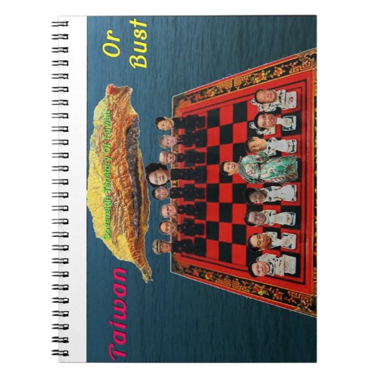 Taiwan of buste notitieboek (Voorkant)