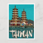 Taiwan Oude Kunst Reizen Briefkaart (Voorkant)
