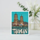 Taiwan Oude Kunst Reizen Briefkaart (Staand voorkant)