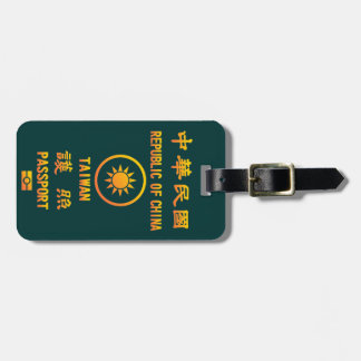 Taiwan Passport Bagagelabel