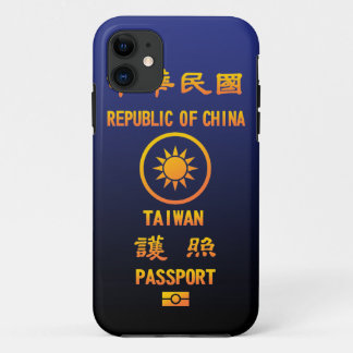 Taiwan Passport iPhone 11 Hoesje