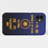 Taiwan Passport Case-Mate iPhone Case (Achterkant (horizontaal))