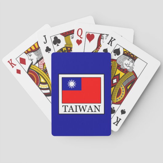 Taiwan Pokerkaarten (Achterkant)