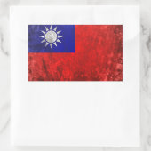 Taiwan Rechthoekige Sticker (Tas)