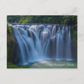 Taiwan Reiziger Sightseeing Shifen Waterval Briefkaart (Voorkant)