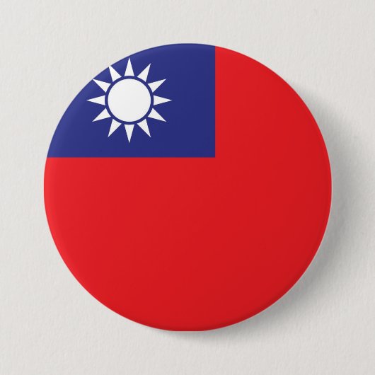 Taiwan Ronde Button 7,6 Cm (Voorkant)