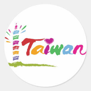 Taiwan Ronde Sticker