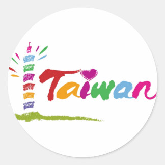 Taiwan Ronde Sticker