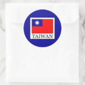 Taiwan Ronde Sticker (Tas)
