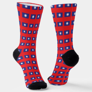 Taiwan Socks, patriottische Taiwanese vlag mode Sokken