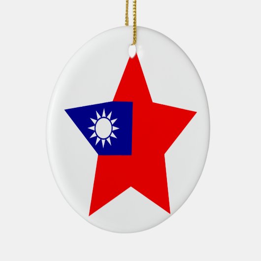 Taiwan Star Keramisch Ornament (Rechts)