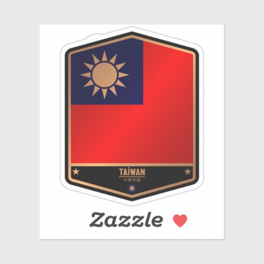 Taiwan Sticker (Vel)