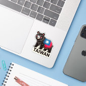 Taiwan Sticker (Laptop met iPhone)
