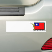 TAIWAN TAICHUNG MISSIE LDS CTR BUMPERSTICKER (Op auto)