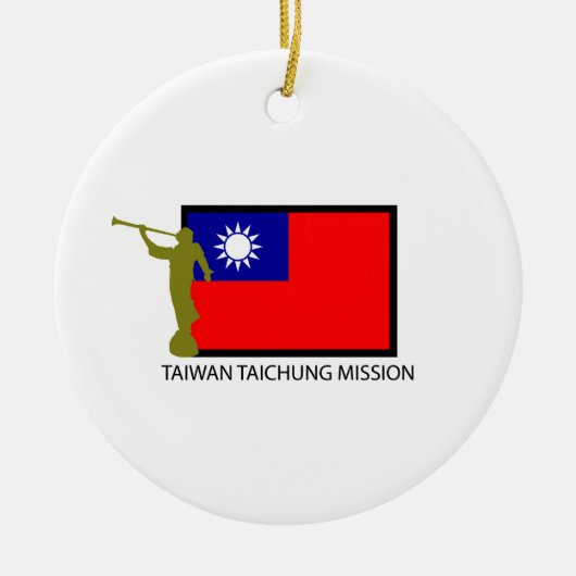 TAIWAN TAICHUNG MISSIE LDS CTR KERAMISCH ORNAMENT (Voorkant)