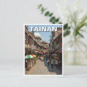 Taiwan Tainan Street Travel Briefkaart (Staand voorkant)