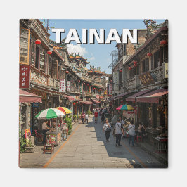 Taiwan Tainan Street Travel Magneet