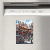 Taiwan Tainan Temple Travel Magneet (Insitu (Vaatwasser))