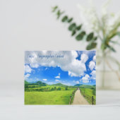 Taiwan taipei yangmingshan zomerochtend briefkaart (Staand voorkant)