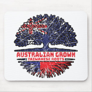 Taiwan Taiwanees Australische Australië Boomwortel Muismat