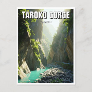 Taiwan Taroko Gorge Reizen Briefkaart
