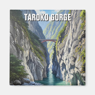 Taiwan Taroko Gorge Reizen Magneet