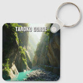 Taiwan Taroko Gorge Reizen Sleutelhanger (Achterkant)
