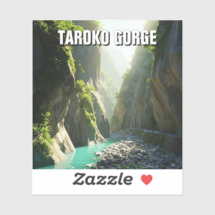 Taiwan Taroko Gorge Reizen Sticker
