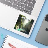Taiwan Taroko Gorge Reizen Sticker (Laptop met iPhone)