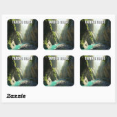 Taiwan Taroko Gorge Reizen Vierkante Sticker (Vel)
